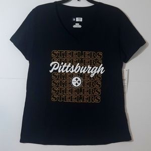 New Steelers NFL women's t-shirt size medium and large